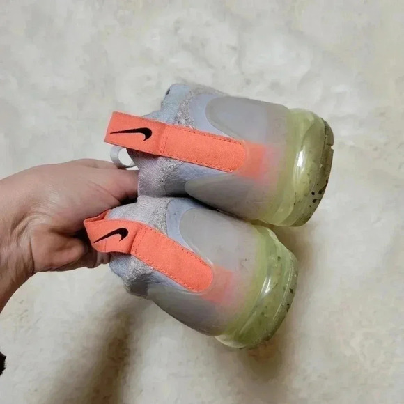 Nike Air Vapormax 2021 FK Light Bone Lime Ice Women's Size 6.5 Sneakers - Picture 5 of 9
